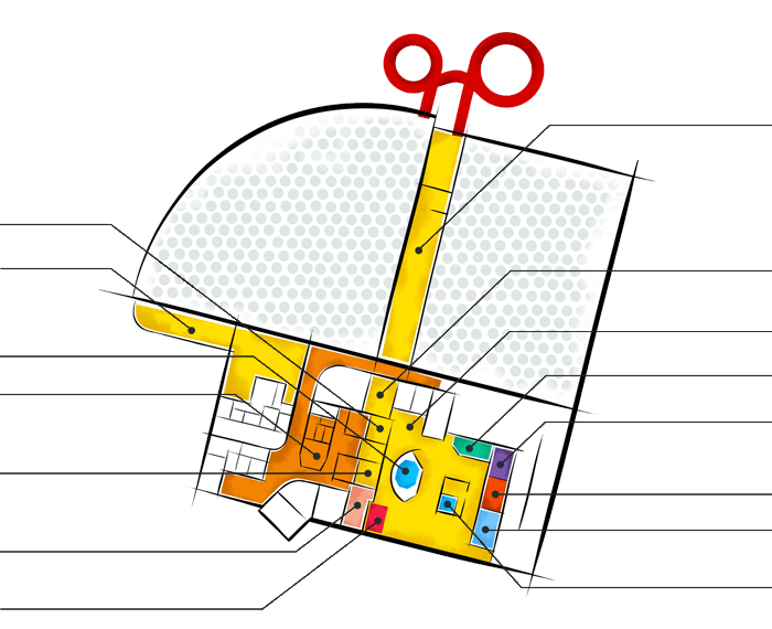 2. podlaží - wellness a fitcentrum